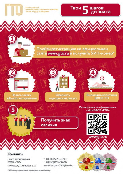 Прием нормативов Всероссийского физкультурно-спортивного комплекса "Готов к труду и обороне".